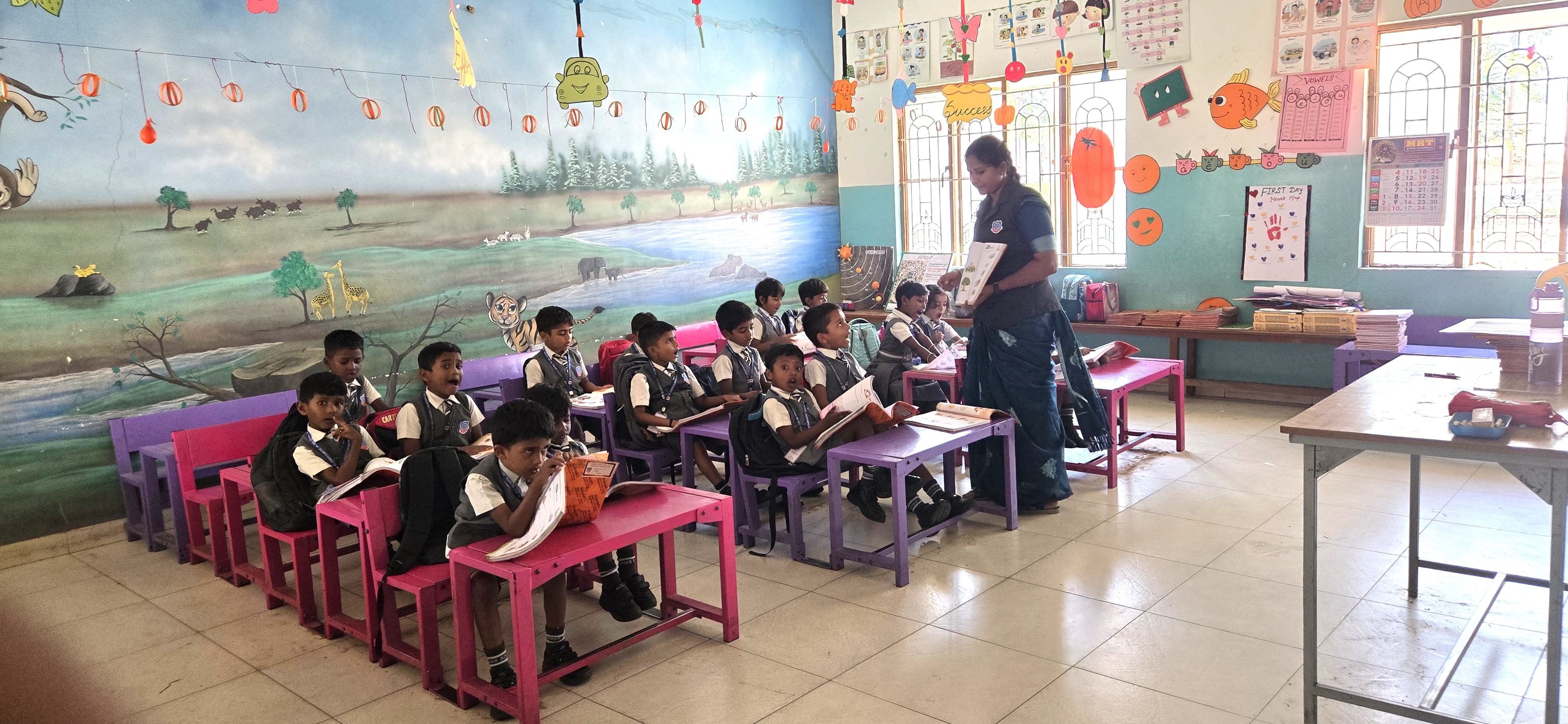 Primary School Class at St. Joseph's